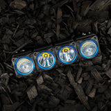 KC Hilites Flex Era Led Light Bar Bezel Kit For 10In Segments Blue