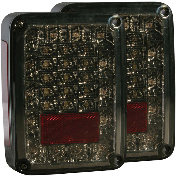 ANZO USA - Tail Light Assembly - 311203 — 2007-2017 Jeep Wrangler