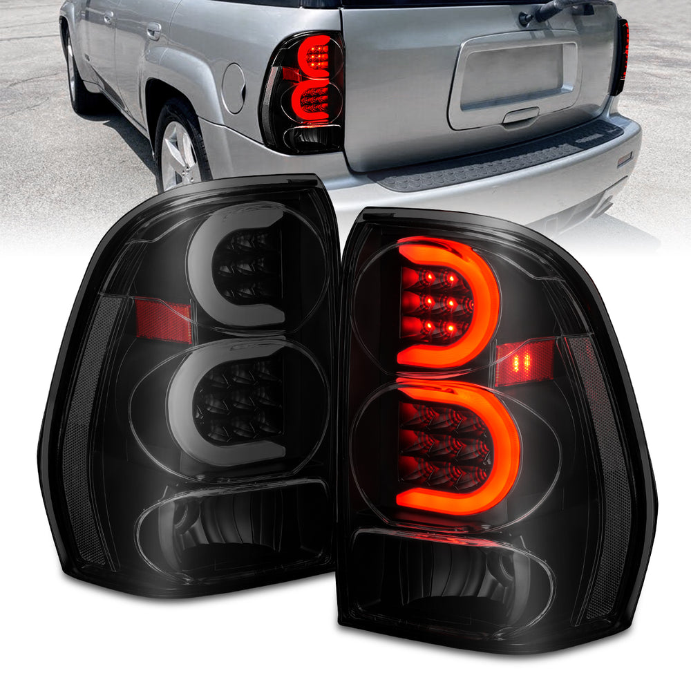 ANZO USA - Tail Light Assembly — 2002-2009 Chevrolet Trailblazer, select trims - 311372