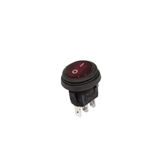 KC HiLiTES Switch Illum LED Rocker 2POS Round Red - 3113