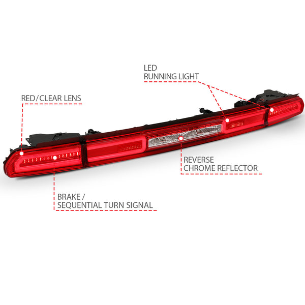 ANZO USA - ANZO USA LED Taillights — 2008-2014 Dodge Challenger - 321348