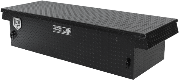 Highway Product 70 X 16 X 23 Single Lid Tool Box with Plate Base, Plate Lid - 3222-007-BK62