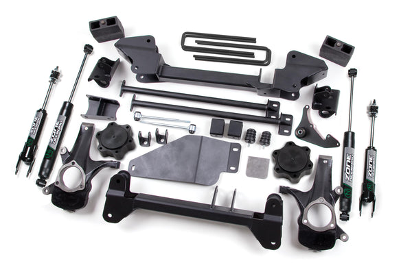 Zone Offroad 6" Lift Kit — Nitro Series — 1999 Chevy K1500 / GMC K1500 & 2000-2006 Chevy Silverado 1500 / GMC Sierra 1500, 4WD (ZONC3N)