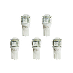 AutoMeter LED Bulb, Replacement, T3 Wedge, White, 5 Pack