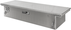 Highway Product 70 X 13.5 X 20 Low Profile Tool Box with Smooth Aluminum Base, Diamond Plate Lid - 3312-001