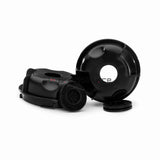 Light Components Pre-Drilled Head Light Dust Caps - Black (14-15 GMC Sierra 1500/2015 2500/3500 HD)