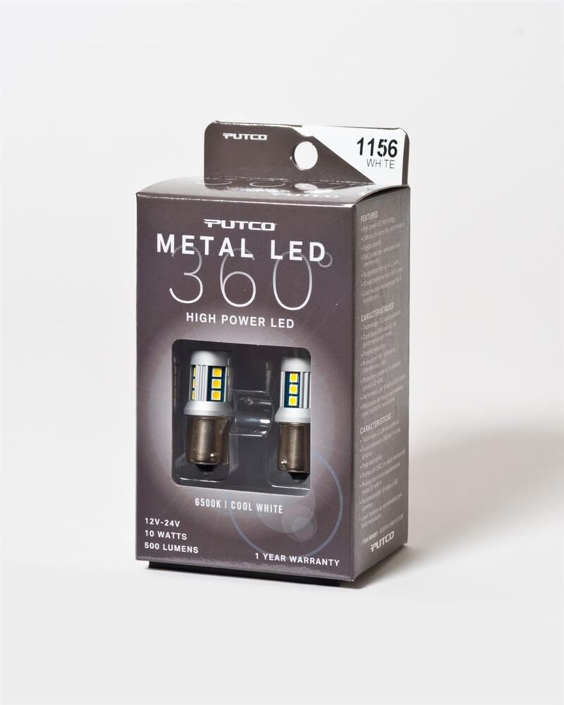 Putco 1156 White Plasma LED Metal LED 360
