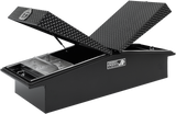 Highway Product 71 X 16 X 23 GULL WING TOOL BOX WITH SMOOTH BLACK BASE, LEOPARD LID, NO BOWEYES - 3412-005-BK62S