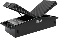Highway Product 71 X 16 X 23 Gull Wing Tool Box with Smooth Black Base, Leopard Lid - 3412-015-BK62S