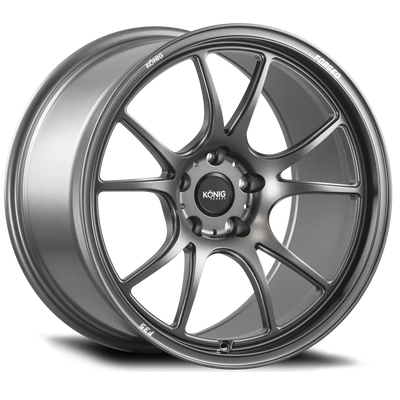 Konig Roue forgée F3S 18X9.5 5X114.3 ET25 à talon moleté - charbon satiné