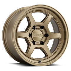 Kansei K14B Roku 17x8.5in / 5x127 BP / -10mm Offset / 78.1mm Bore - Gloss Black Wheel