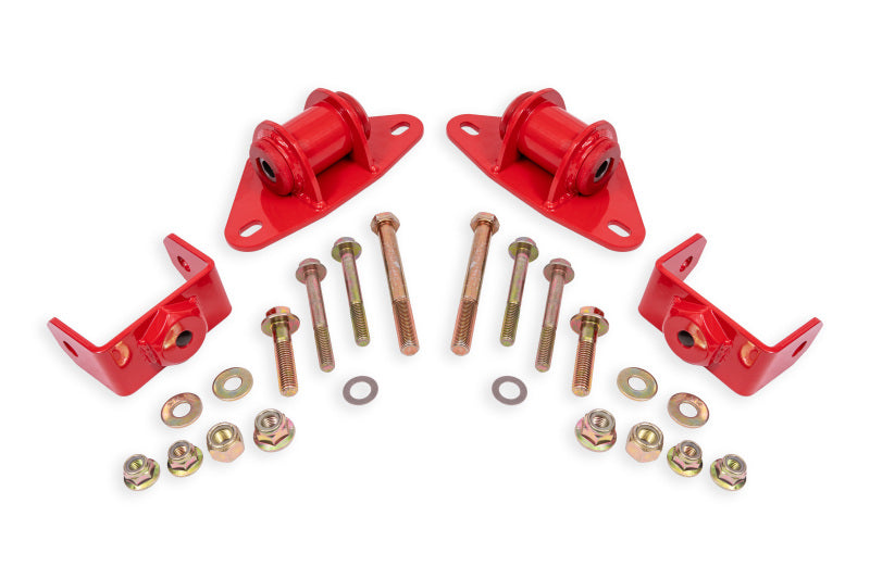 BMR Suspension Ensemble de supports moteur 14-19 Chevrolet Corvette - rouge
