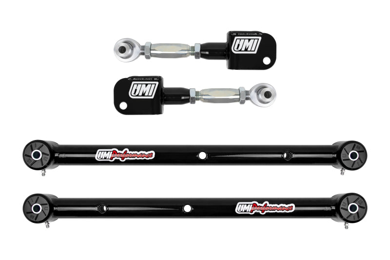 UMI Performance Ensemble de bras de suspension inférieurs et de bras de suspension supérieurs réglables 68-72 GM A-Body