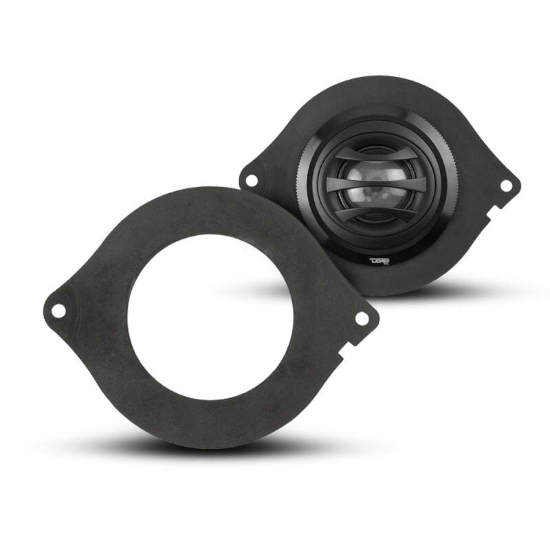 DS18 Anneau adaptateur en ABS pour haut-parleur d'aigus 3 po pour Jeep/Chrysler, TW2.5 PRO-TW820 et PRO-TWN4 recommandés