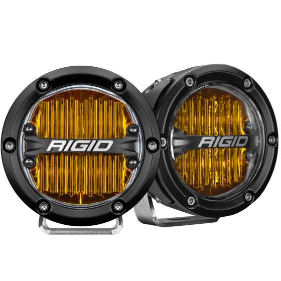 Rigid Industries 360Series Pro Sae Fog Yellow Pair