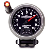 3-3/4" PEDESTAL TACHOMETER, 0-10,000 RPM, SPORT-COMP II
