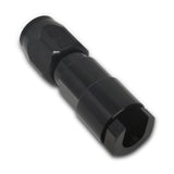 6AN Straight Female SAE Quick-Disconnect x 5/16" Tube Size WIth Black Finish