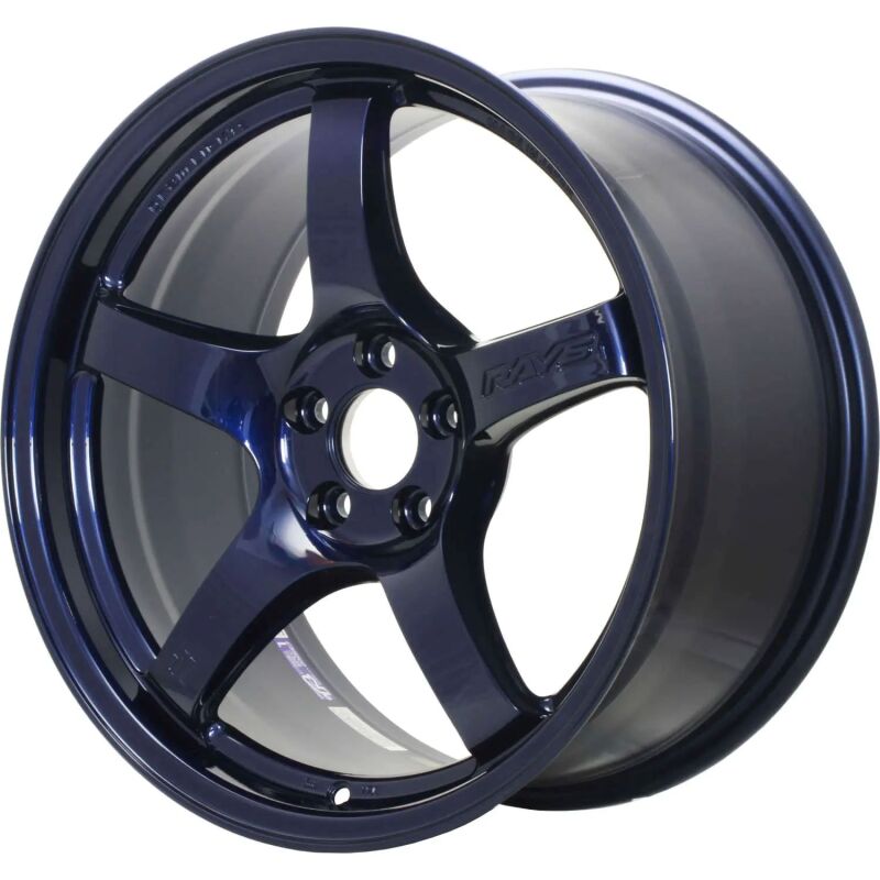 Gram Lights 57CR 18x9.5 +22 5x114.3 Eternal Blue Pearl Wheel