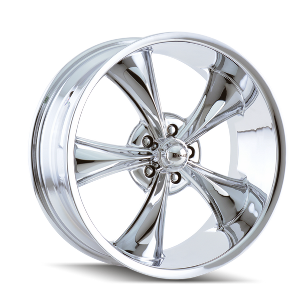 Ridler 695 17x7 / 5x114.3 BP / 0mm Offset / 83.82mm Hub Chrome Wheel