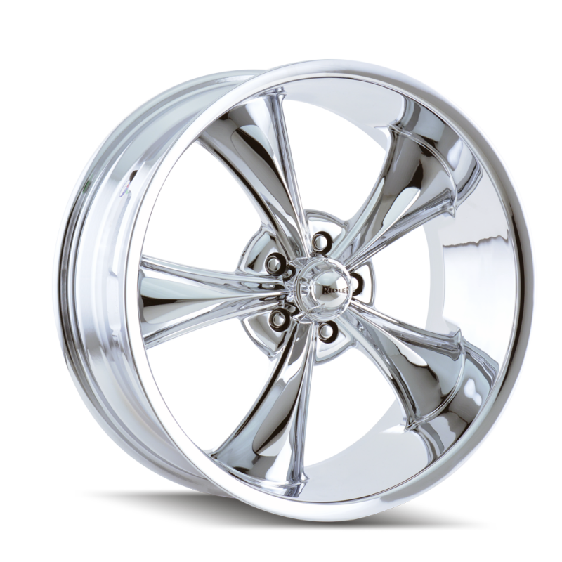 Ridler 695 20x8.5 / 5x120.65 BP / 0mm Offset / 83.82mm Hub Chrome Wheel