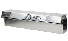 Highway Product 90 X 16 X 16 Passenger Side Low Side Tool Box with Smooth Aluminum Base - 3712-004