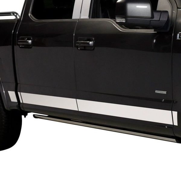 Putco 2021+ F150 Supercrew 5.7 ft Pro Stainless Steel Rocker Panels