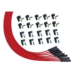 Moroso V8 Universal Str Plug HEI & Non-HEI Ultra Spark Plug Wire Set - Red