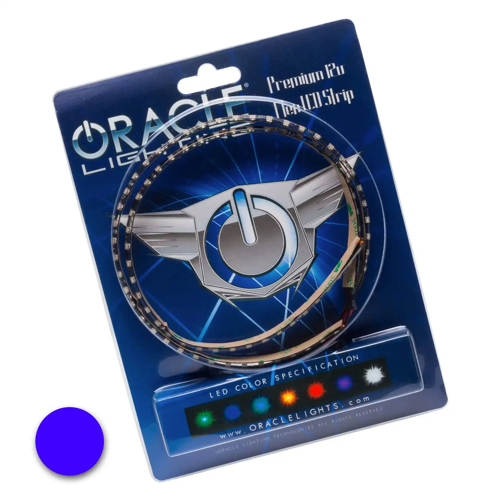 Oracle Pair 15in LED Strips Retail Pack - Blue