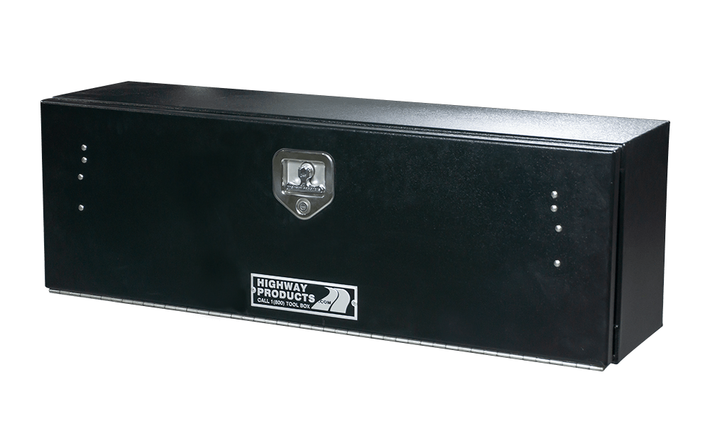 Highway Product 48 X 16 X 13 High Side Tool Box with Smooth Black Door, Smooth Black Base - 3813-001-BK62