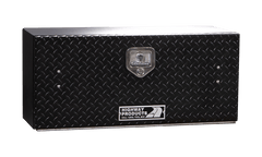 Highway Product 48 X 16 X 13 High Side Tool Box with Black Diamond Plate Door, Smooth Black Base - 3813-003-BK62