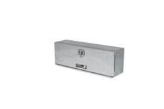 Highway Product 48 X 16 X 13 High Side Tool Box with Diamond Plate Door, Smooth Aluminum Base - 3813-003