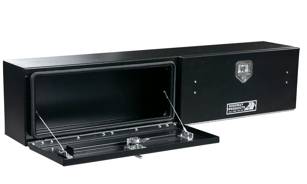 Highway Product 65 X 16 X 13 High Side Tool Box with Smooth Black Door, Smooth Black Base - 3813-005-BK62