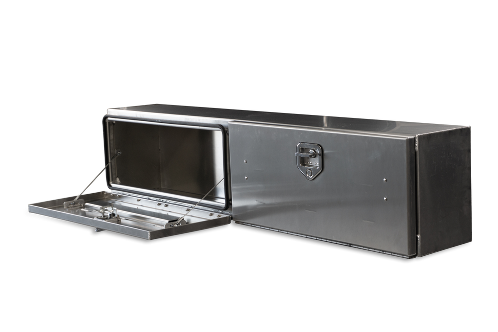 Highway Product 65 X 16 X 13 High Side Tool Box with Smooth Aluminum Door, Smooth Aluminum Base - 3813-005