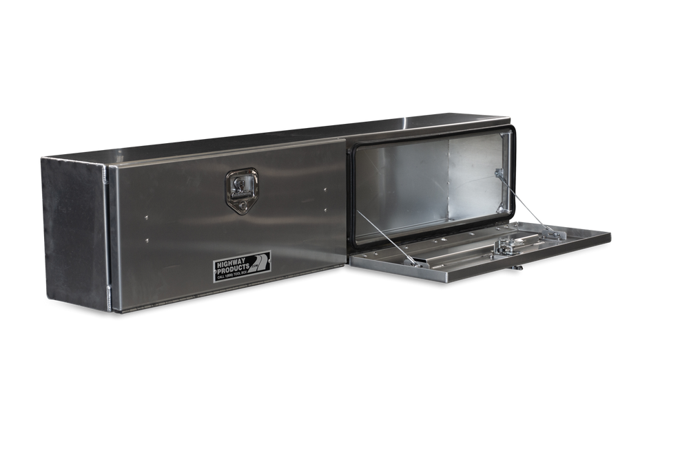 Highway Product 90 X 16 X 13 High Side Tool Box with Smooth Aluminum Door, Smooth Aluminum Base - 3813-013