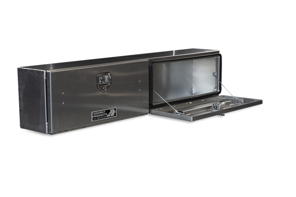 Highway Product 90 X 16 X 13 High Side Tool Box with Smooth Aluminum Door, Smooth Aluminum Base - 3813-013
