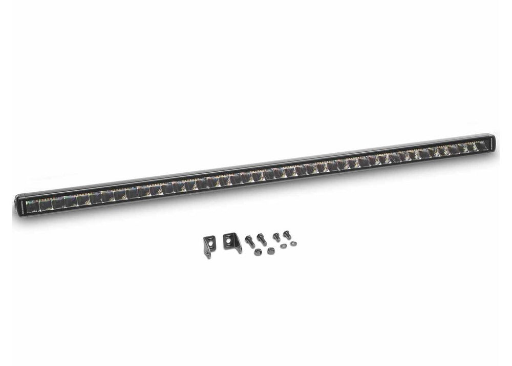 Go Rhino 39.5In Blackout Combo Series Single Row Light Bar with Amber Lighting Blk (754004012CSS)