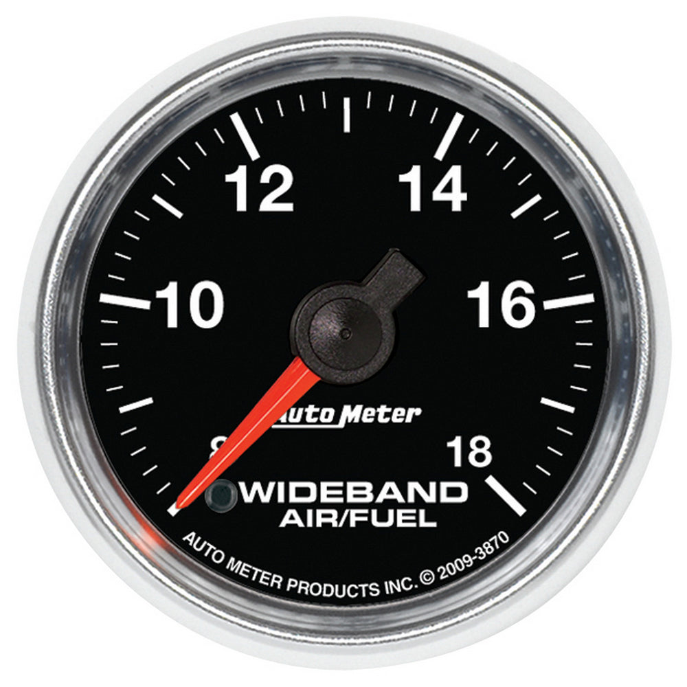 AutoMeter 2-1/16" Wideband Air/Fuel Ratio, Analog, 8:1-18:1 Afr, GS