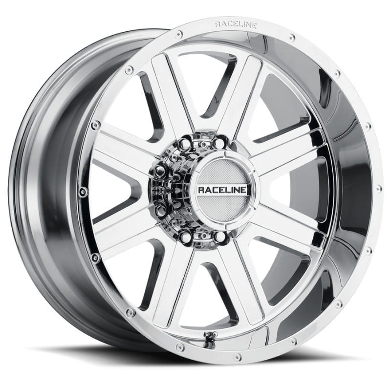 Raceline Roue 940C Hostage 17x9 po / 5x139.7 / déport 0mm / alésage 106.5mm - chrome