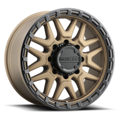 Raceline Roue 953BZ Krank 18x9 po / 6x139.7 / déport -12mm / alésage 106.1mm - bronze