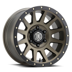ICON Roue Compression 17x8.5 5x5 déport -6mm 4.5 po BS alésage 71.5mm - bronze