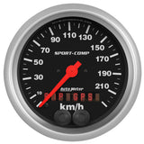 GAUGE, SPEEDOMETER, 3 3/8", 225KM/H, GPS, SPORT-COMP