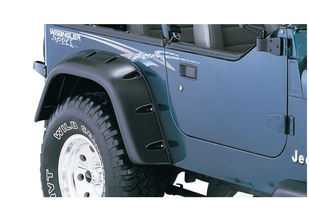 Bushwacker Fender Flares — 1987-1996 Jeep Wrangler YJ (10058-07)