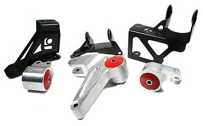 Innovative Supports en aluminium avec coussinets 75A 92-95 Civic série K (sauf transmission K24) - argent