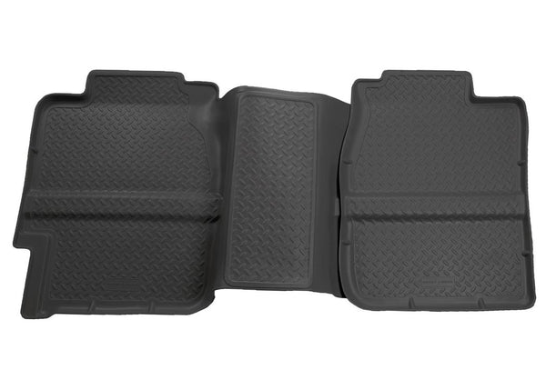 Husky Liners Second Row Floor Liner — 1999-2006 Silverado/Sierra Ext Cab, Black