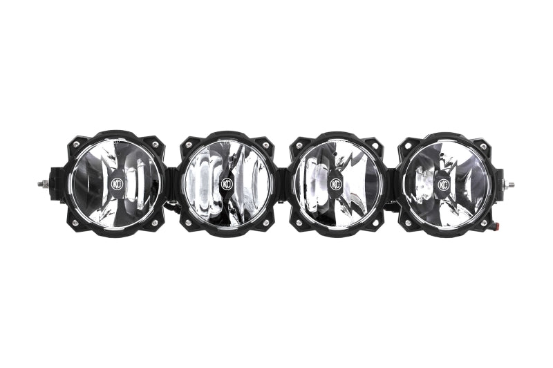 KC HiLiTES Barre lumineuse universelle Pro6 Gravity DEL 26 po à 4 phares 80w à faisceau combiné (sans support)