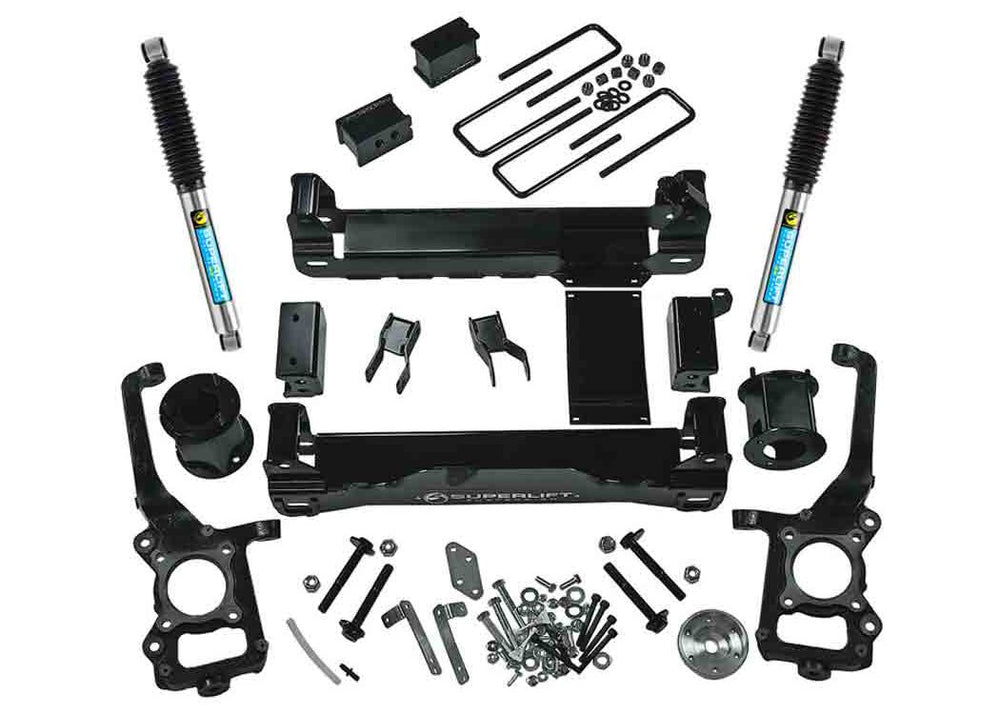 Superlift 6" Lift Kit — Bilstein Shocks — 2015-2019 Ford F-150 4WD (K127B)