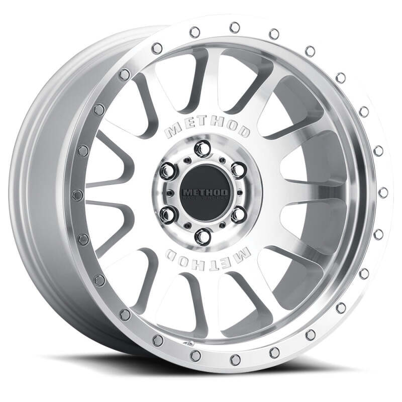 Method Roue MR605 NV 20x10 déport -24mm 8x180 alésage 124.1mm - usiné avec vernis transparent