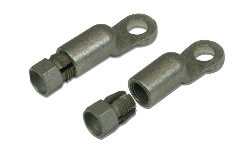 Moroso Ensemble d'embouts de raccord déporté pour câble de batterie - embout à compression - 3/8 po - paquet de 2