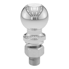 CURT 2-5/16 in. Chrome Trailer Hitch Ball, 1 in. x 2-1/4 in. Shank, 10,000 lb (40007)