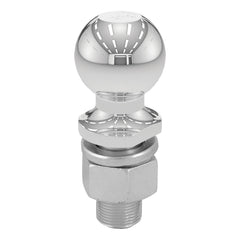 CURT 2-5/16 in. Chrome Trailer Hitch Ball, 1-1/4 in. x 2-5/8 in. Shank, 15,000 lb (40030)